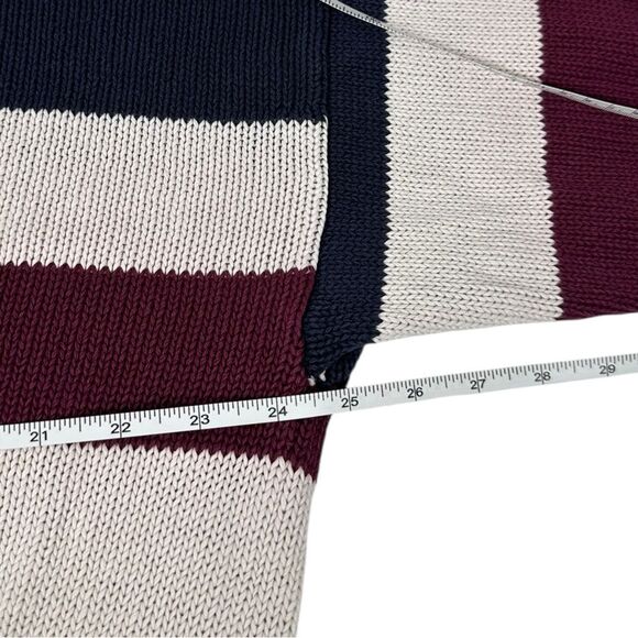 Vintage Structure Striped International Flag Embroidered Crewneck Sweater Large - Picture 5 of 6